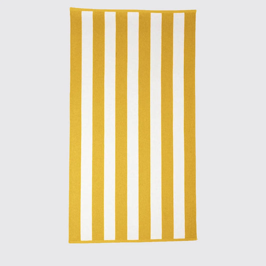 Cabana Stripes Beach Towel (Yellow)