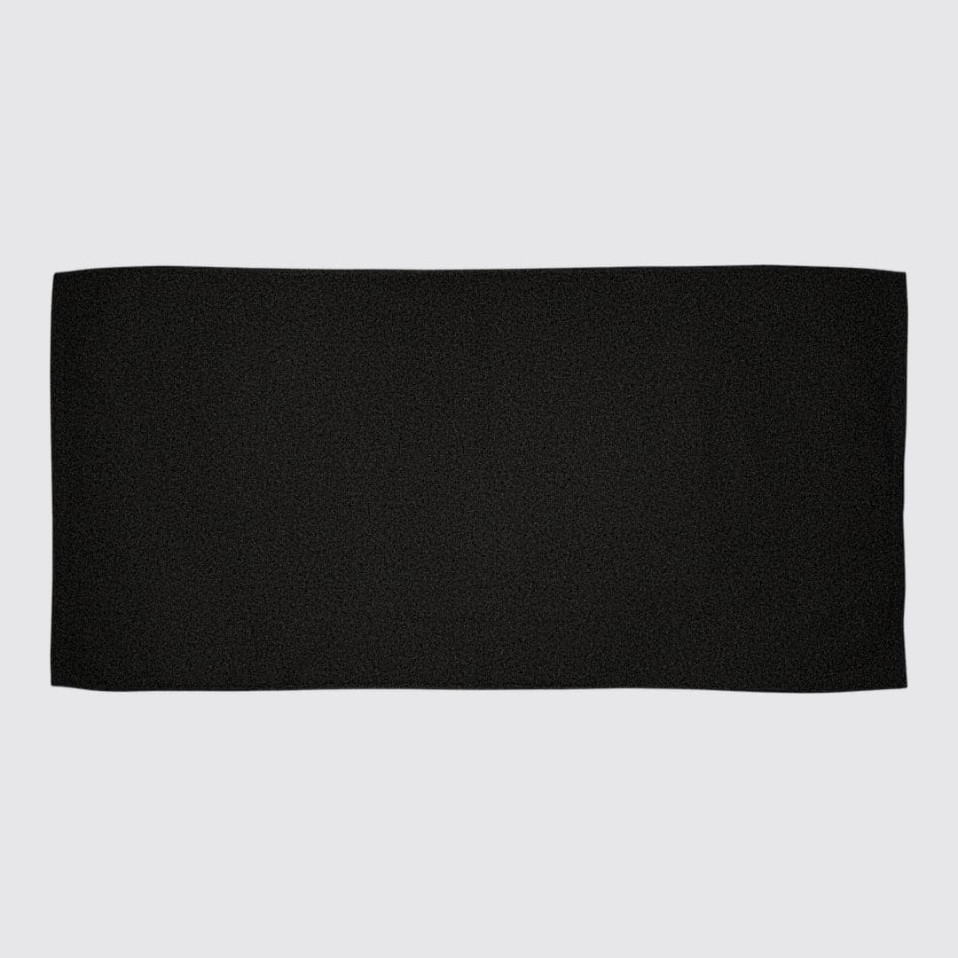 Black Beach Towel