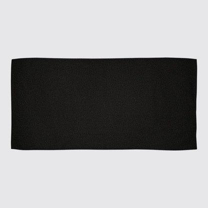 Black Beach Towel