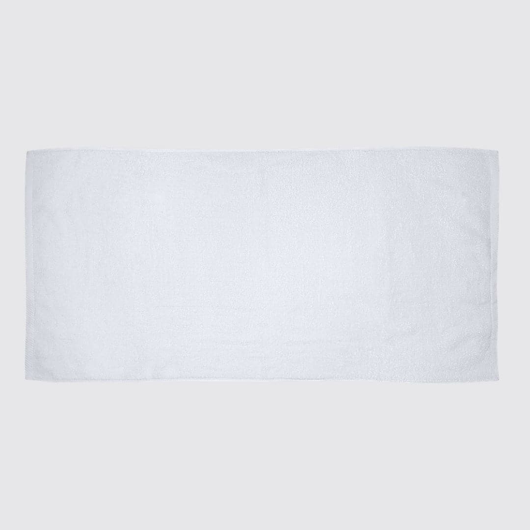 White Beach Towel