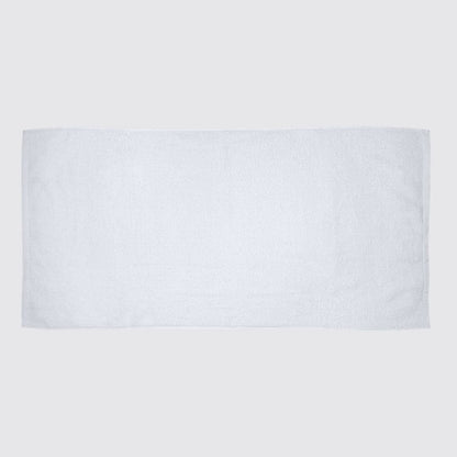 White Beach Towel