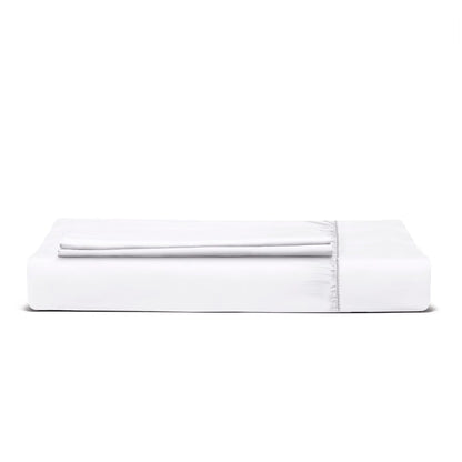Percale Blanc Bedding Duo